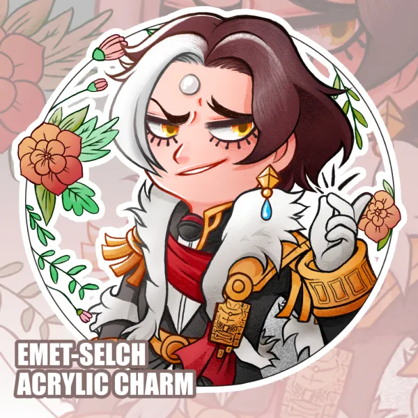 Emet-Selch FFXIV Charm