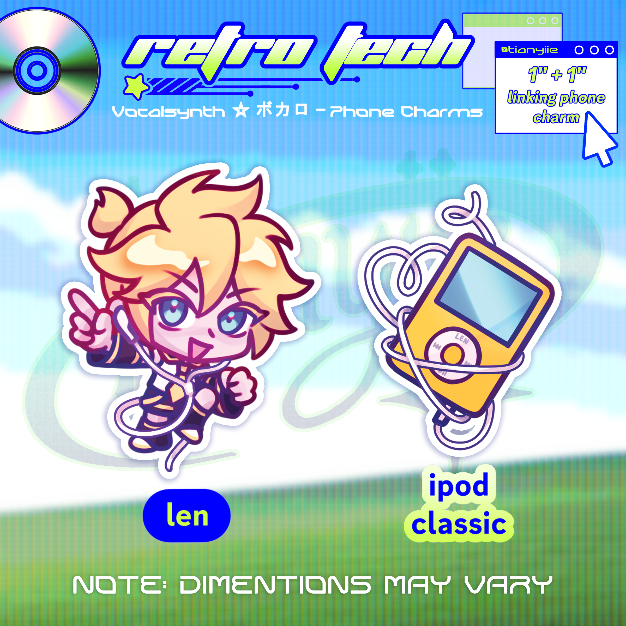 Vocaloid: Len - Retro Tech Charm