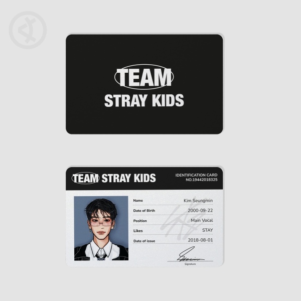 Stray Kids Seungmin Office Siren Photocards