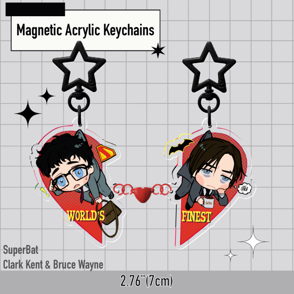 World’s Finest Magnet Keychains [SuperBat]