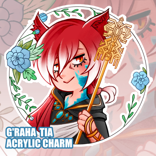G'Raha Tia/Crystal Exarch FFXIV Charm