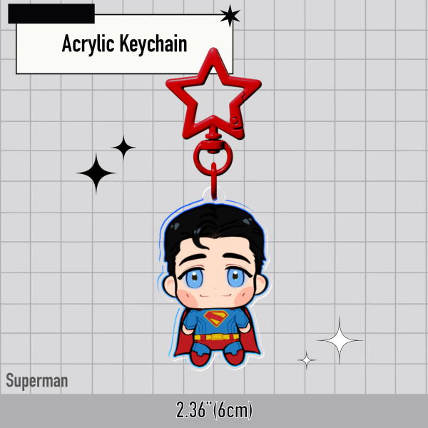 SUPERMAN Acrylic Keychain