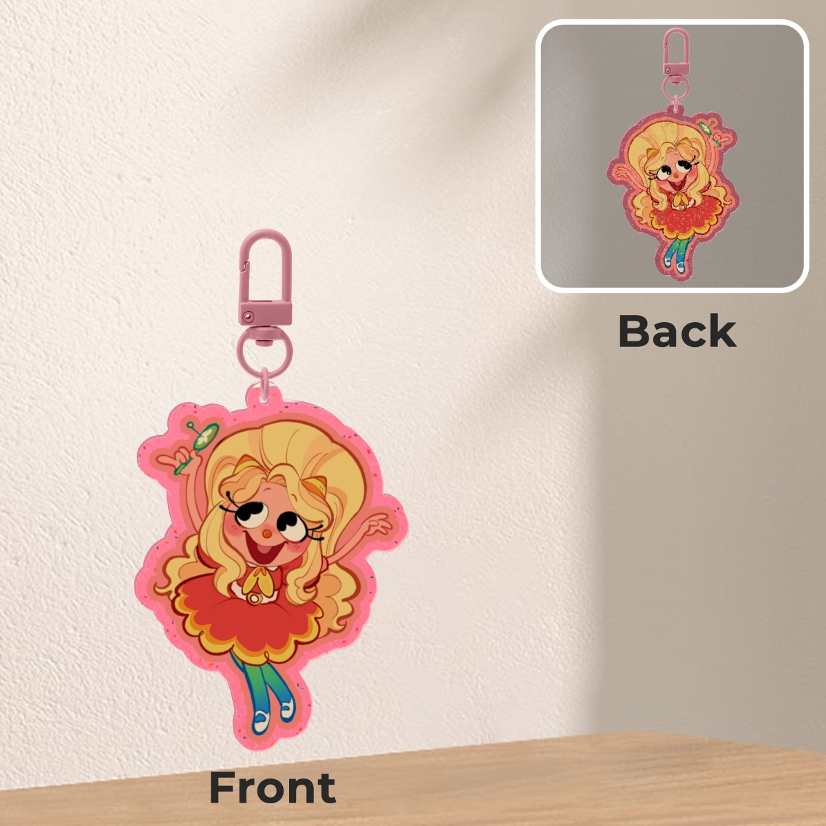 "How about we all play a game!" Julie joyful keychain | welcome home