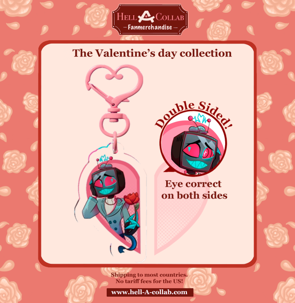 Past Vox/Vincent Valentine’s Day - Date Night  Clear Acrylic Keychain