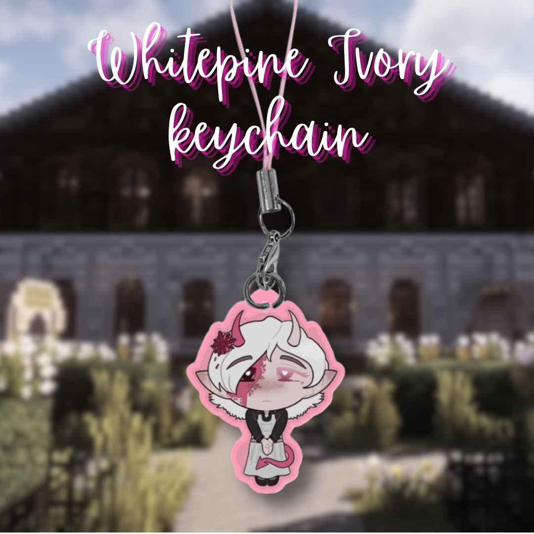 Whitepine Ivory keychain