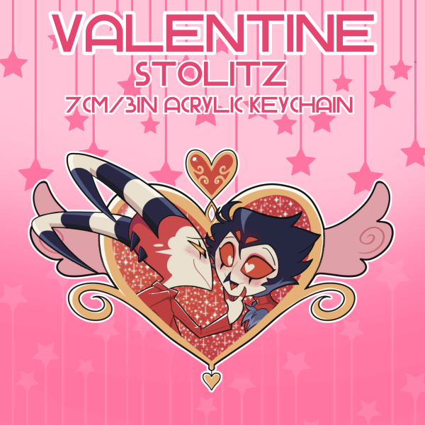 Valentine Stolitz Acrylic Keychain [Helluva Boss]