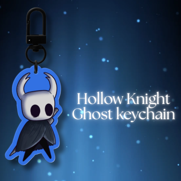 Hollow Knight Ghost keychain