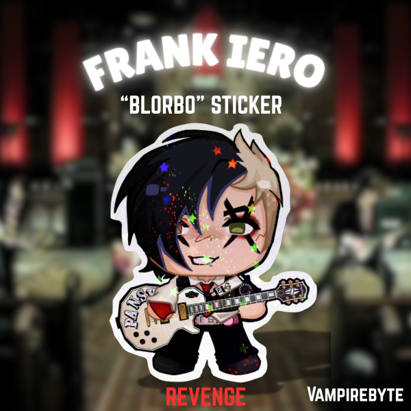 REVENGE FRANK IERO - MCR "Blorbo" Sticker
