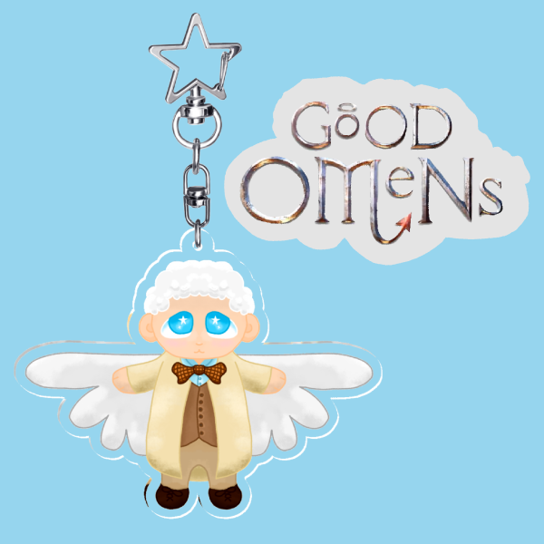 Aziraphale Keychain (Good Omens)