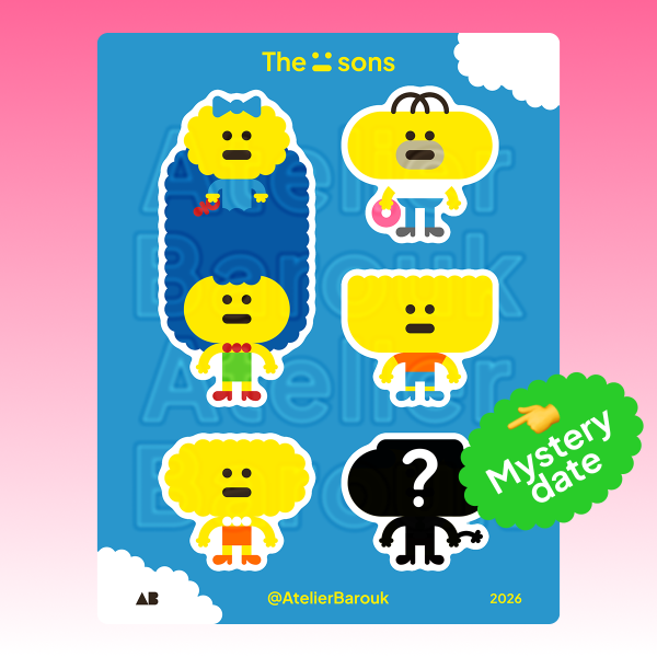 The 😐 sons - Sticker set