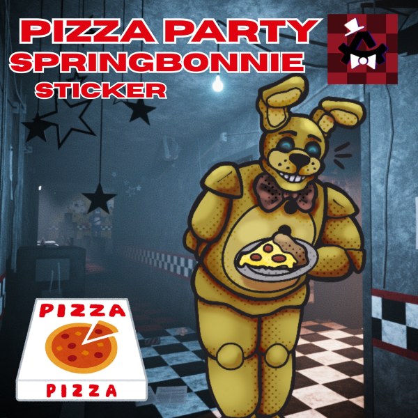 [PIZZA PARTY] Springbonnie (sticker)