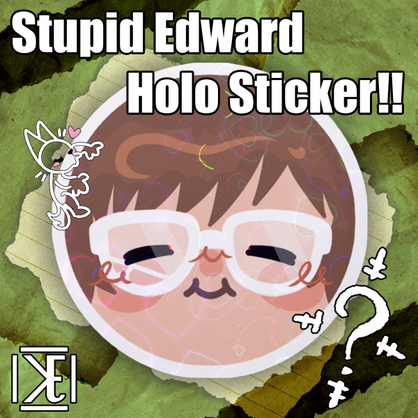Sleepy Eddie Sticker