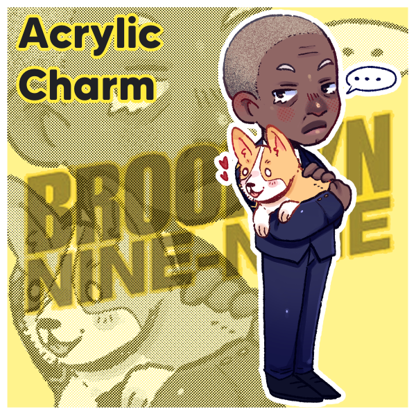 B99 Captain Holt Acrylic Keychain