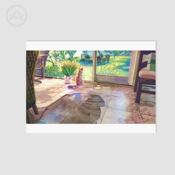 Backyard Daydreaming Poster