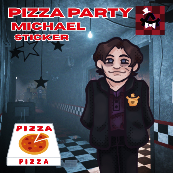 [PIZZA PARTY] Michael Afton (sticker)