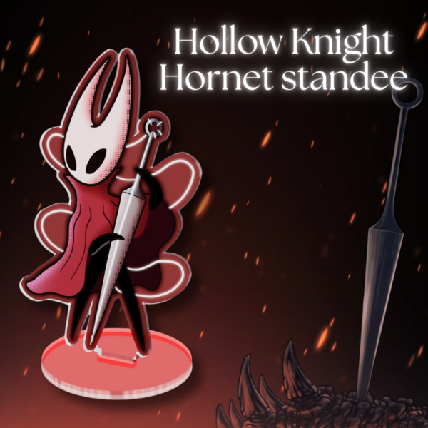 Hollow Knight Silksong Hornet standee