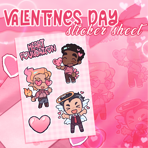 [TIME LIMITED] Heart Foundation Sticker Sheet