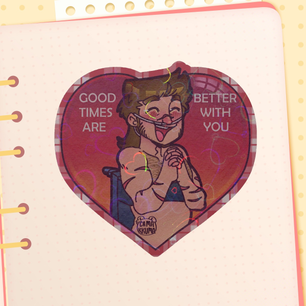 Valentines GoodTimesWithScar Sticker
