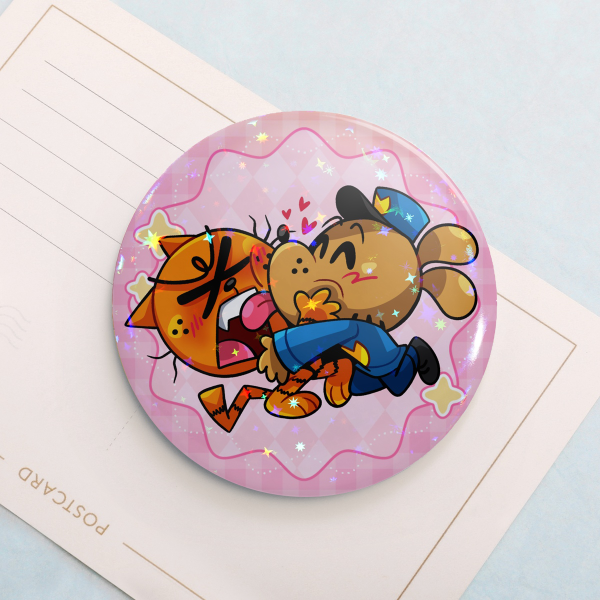 Dogman Chibi Detey Badge