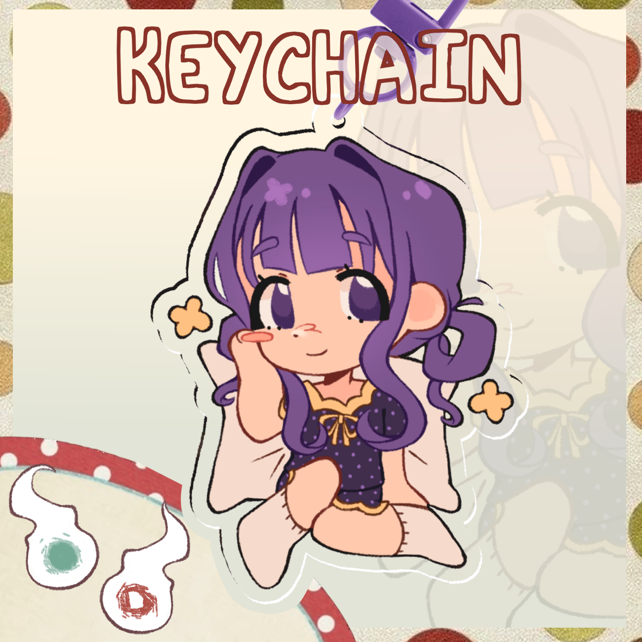 TBHK Aoi Akane PJ's Keychain