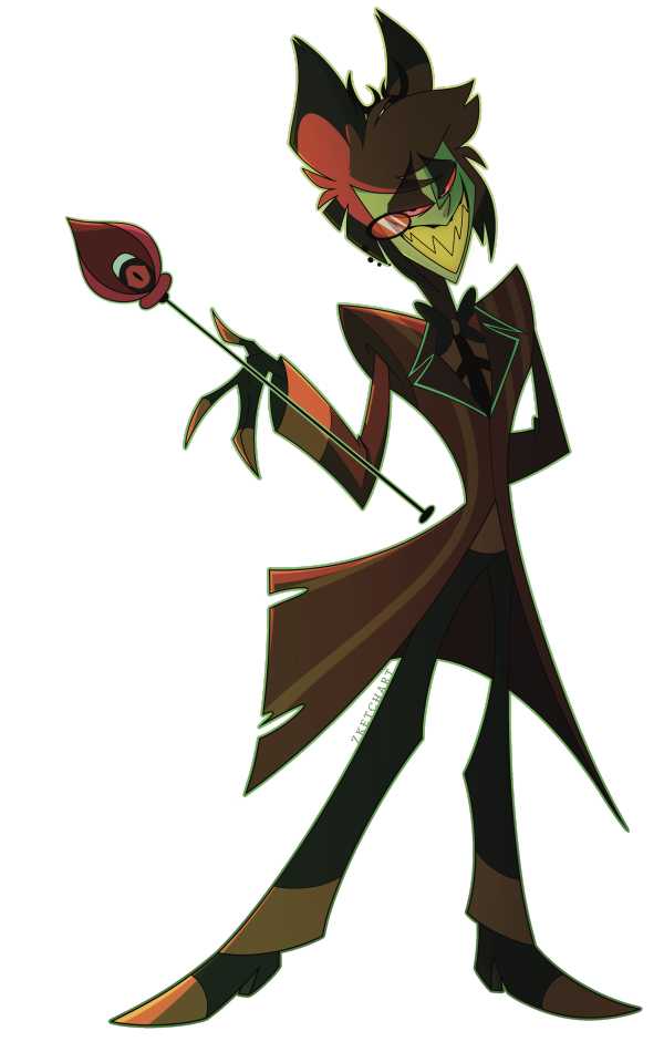 Alastor Rainbow Acrylic Standee