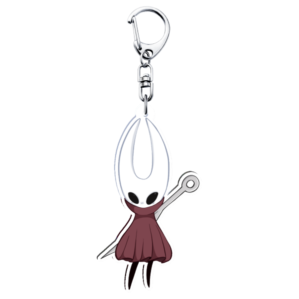 Silksong: Hollow Knight “Hornet” Clear Acrylic Keychains