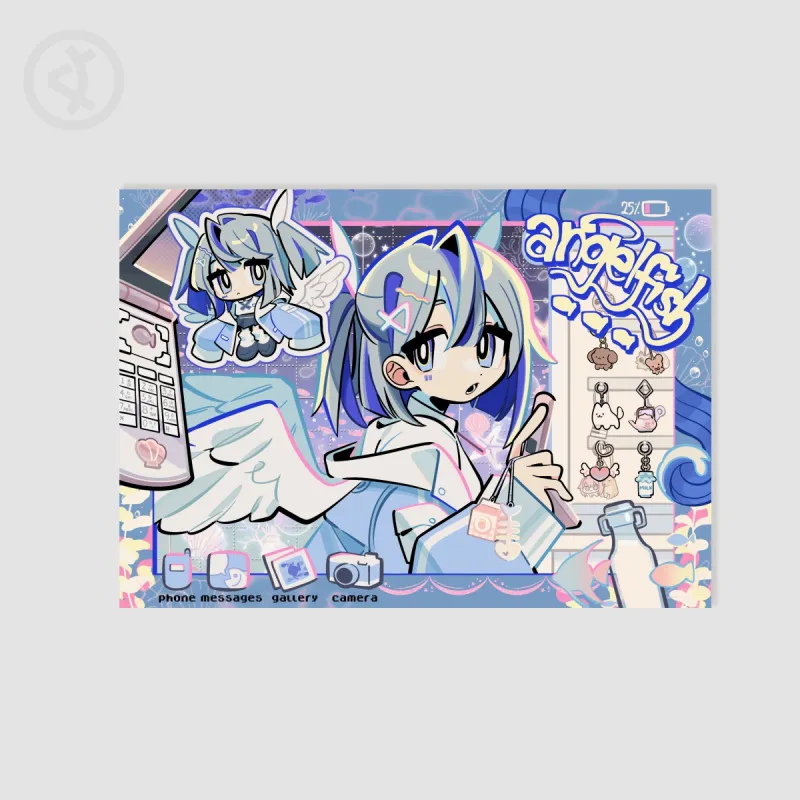 OC | Angelfish A5 Print by rei100 - ACGGOODS