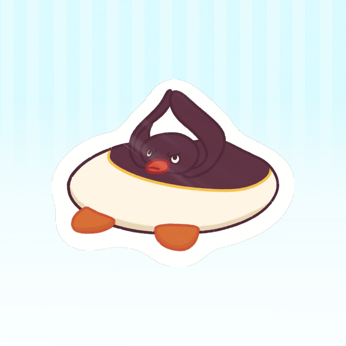 Pingu l Squished Sticker
