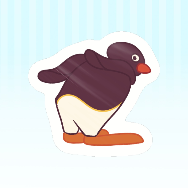 Pingu l Butt Sticker