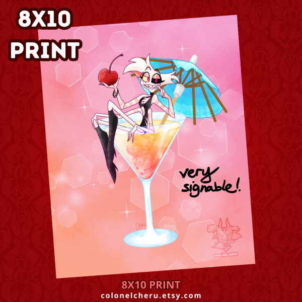 Angel Dust Cocktail | 8x10" print poster