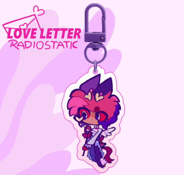 Love letter Alastor keychain