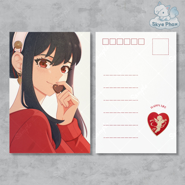 Yor Briar Valentine's Chocolate | Postcard