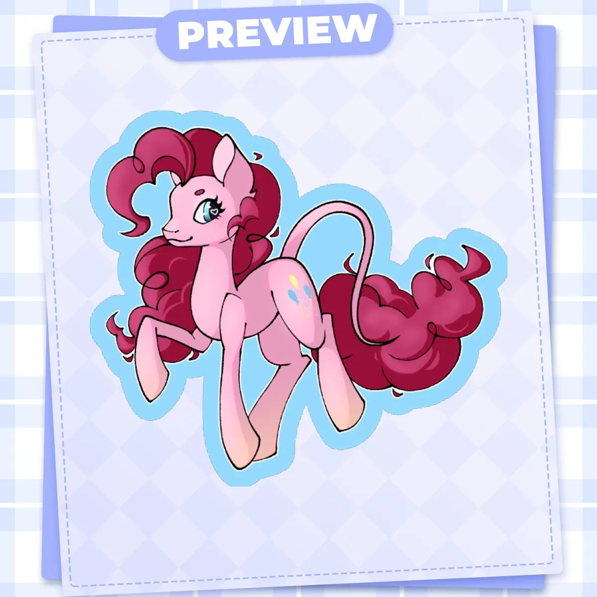 Pinkie Pie MLP sticker