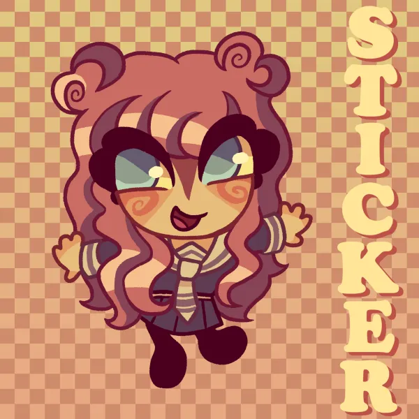 Lizzie LDShadowLady Sticker