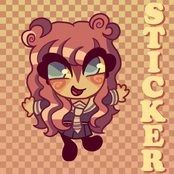 Lizzie LDShadowLady Sticker
