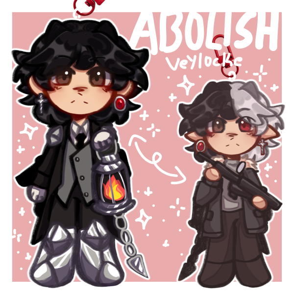 Vsmp Abolish Acrylic Keychain