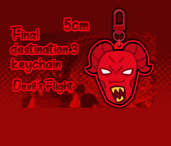 Final destination 3 devil's flight 5cm keychain
