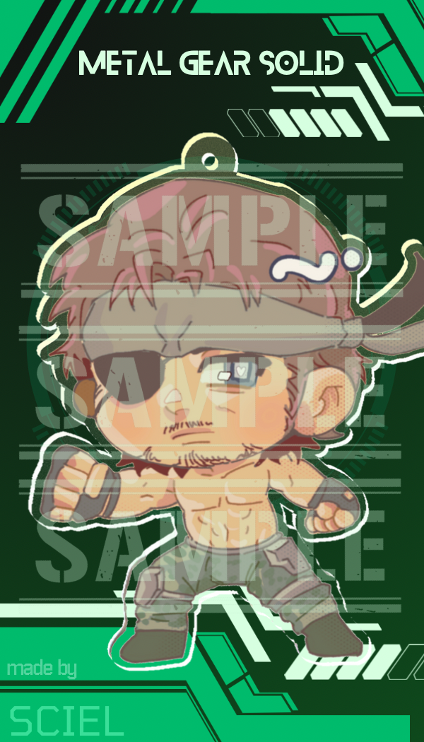 Metal Gear Solid - Big Boss - Acrylic Keychains