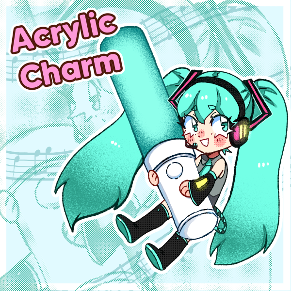 Hatsune Miku Acrylic Keychain