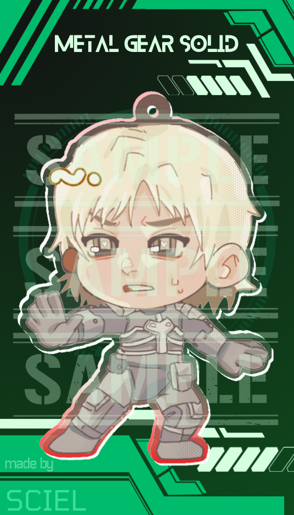 Metal Gear Solid - Raiden - Acrylic Keychains