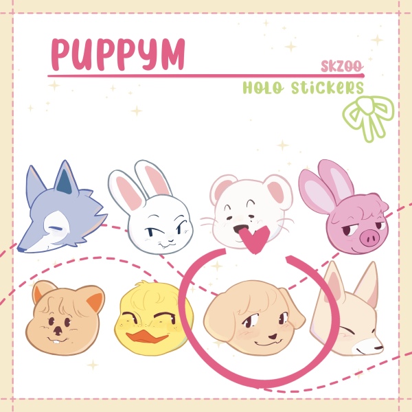 PuppyM Sticker