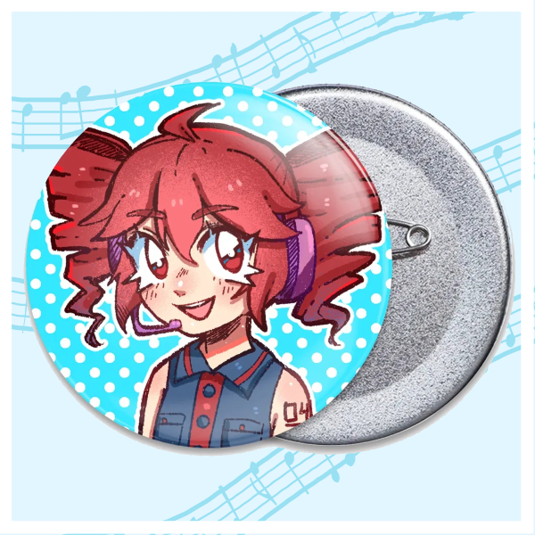 Teto Kasane Button Pin
