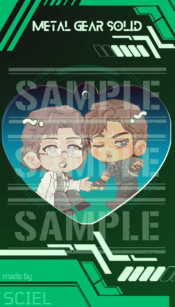 Metal Gear Solid - Otasune - Heart Acrylic Keychains