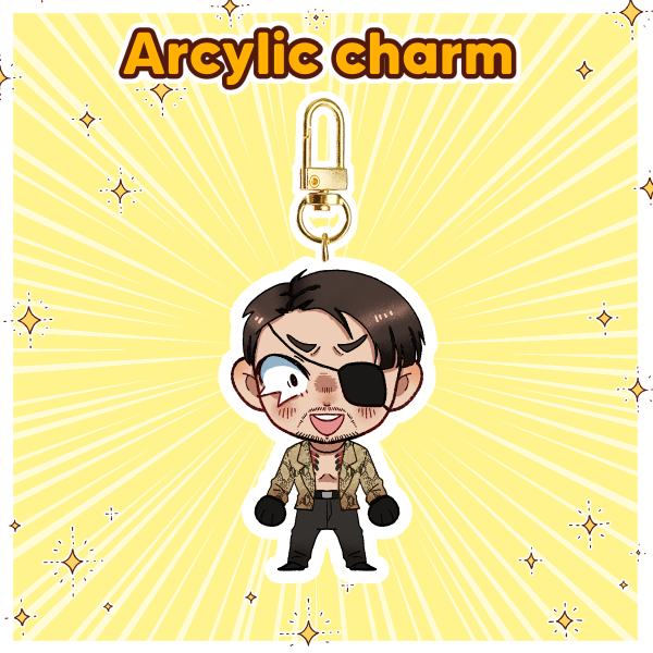 Majima Acrylic Keychain
