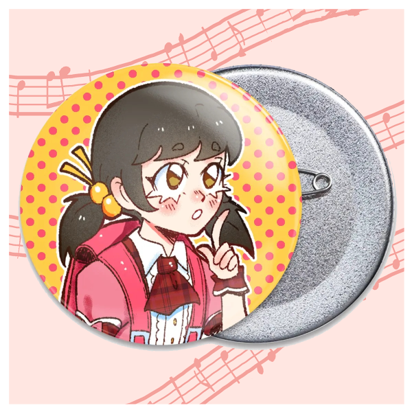 Kaai Yuki Button Pin