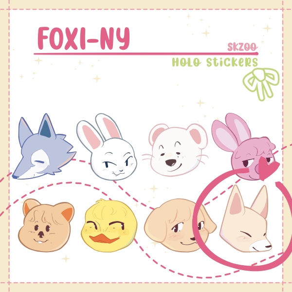 Foxi-Ny Sticker