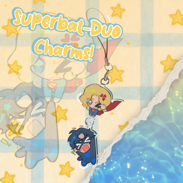 Nightwing and Supergirl ✧ Connection Acrylic Keychains