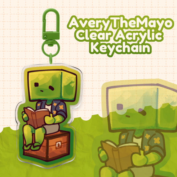 AveryTheMayo Clear Acrylic Keychain