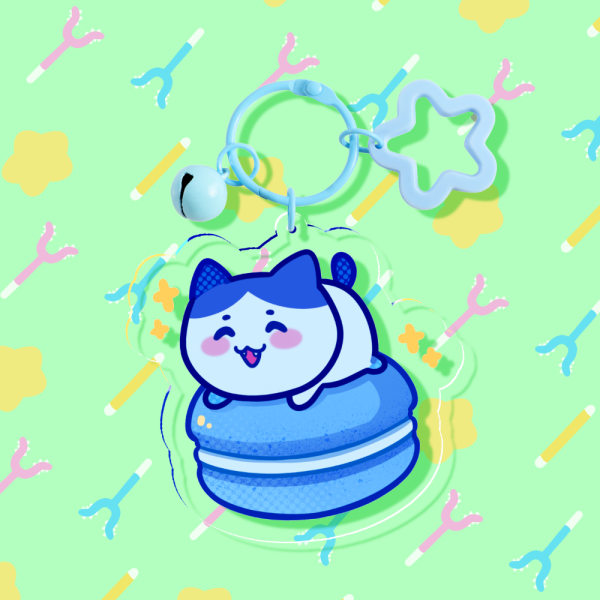 Hachiware Dessert Keychain