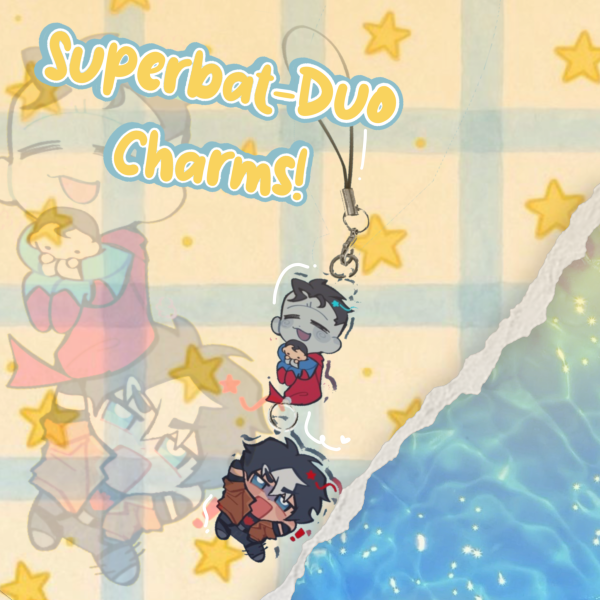 Red Hood and Bizzaro ✧ Connection Acrylic Keychains